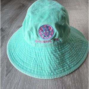 Alvins Island Destin Florida Womans Bucket Hat Turquoise Beach Sunshine